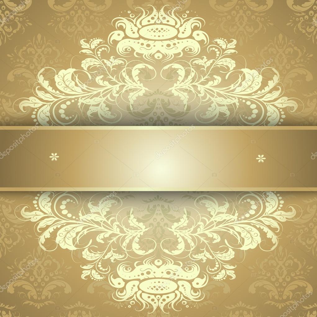 Golden calligraphic pattern Stock Vector Image by ©nemetse #36964271