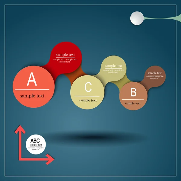 Modello per grafica e stampa — Vettoriale Stock