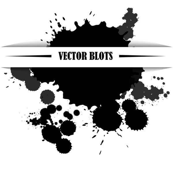 Vector blots — Stock Vector