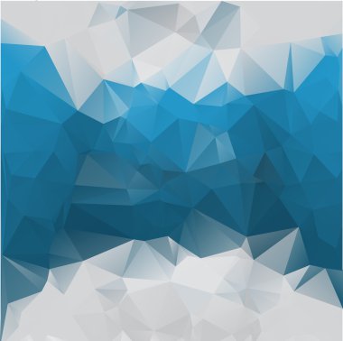 mavi-gri arka plan çokgen