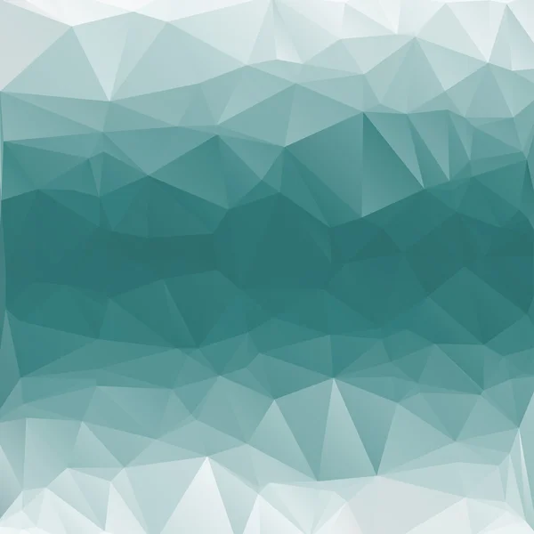 Polygon turkos bakgrund — Stock vektor