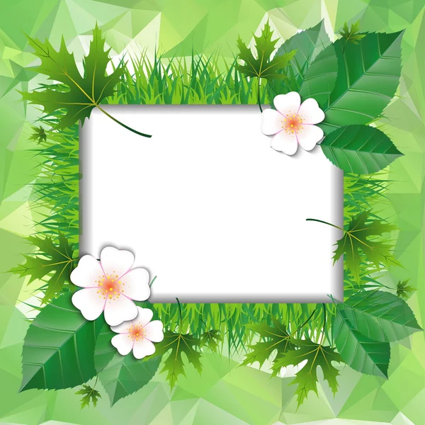 Frame nature — Stock Vector
