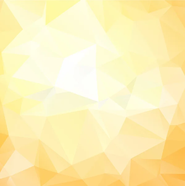 Yellow poligonal — Stock Vector