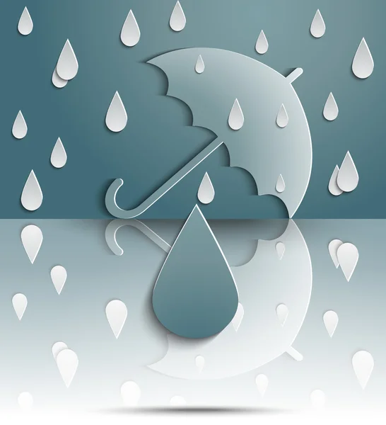 It's raining — Stock Vector