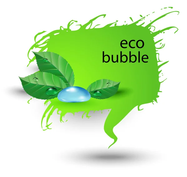 Eco bubble — Stock Vector