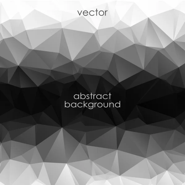 Polygonal dark background — Stock Vector