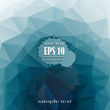 mavi arka plan çokgen