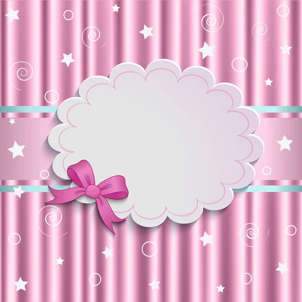 Gentle pink background — Stock Vector
