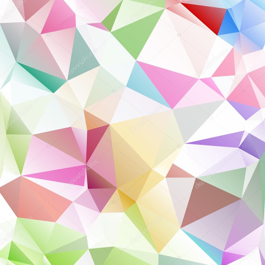 multicolored background polygon