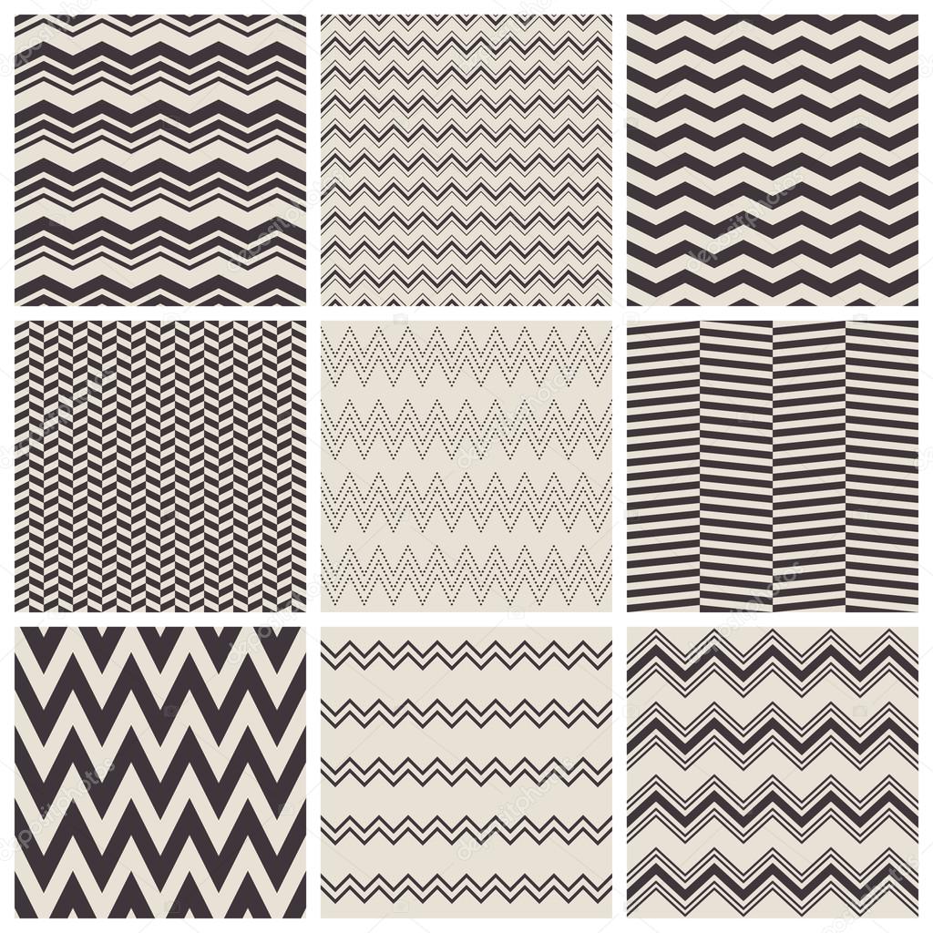 Seamless zig zag patterns