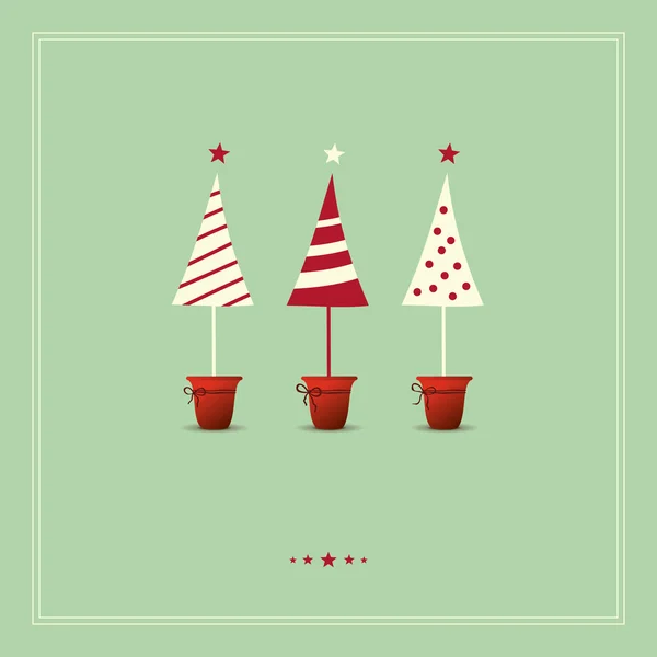 Tarjeta de Navidad — Vector de stock