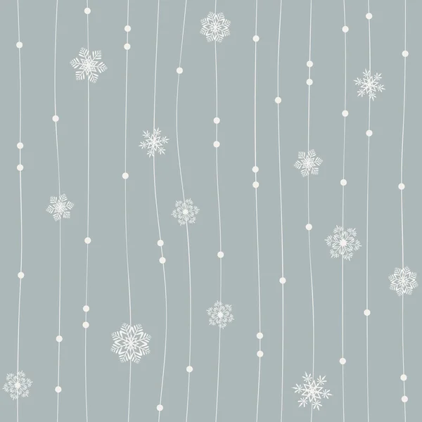 Naadloze winter patroon — Stockvector