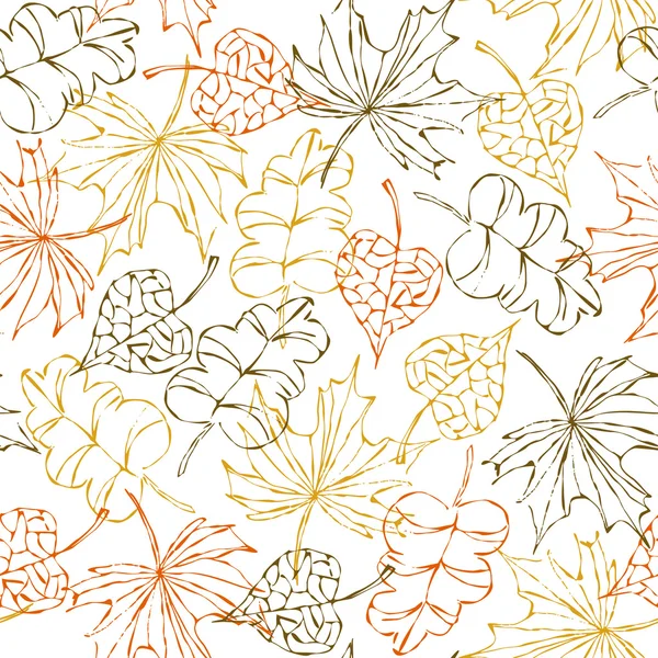 Patrón de otoño sin costuras — Archivo Imágenes Vectoriales