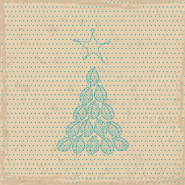 Arbre de Noël — Image vectorielle