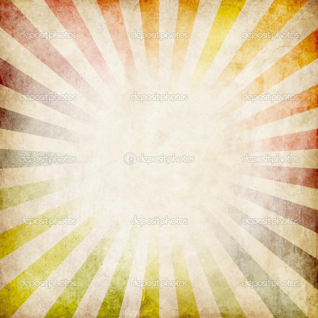 Colorful grunge rays background
