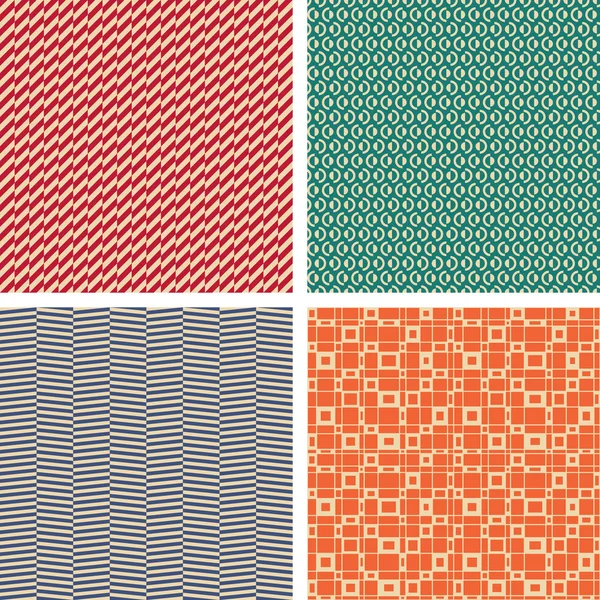 Seamless vintage patterns — Stock Vector