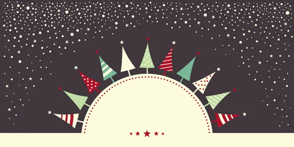 Cartão de Natal — Vetor de Stock
