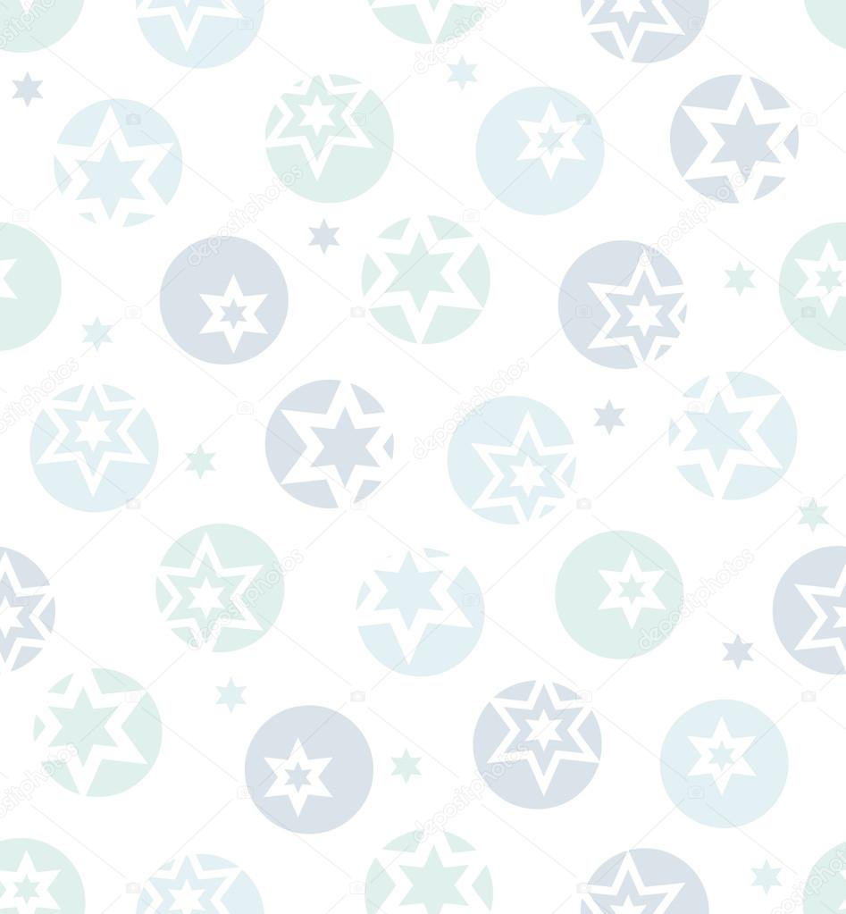 Seamless stars pattern