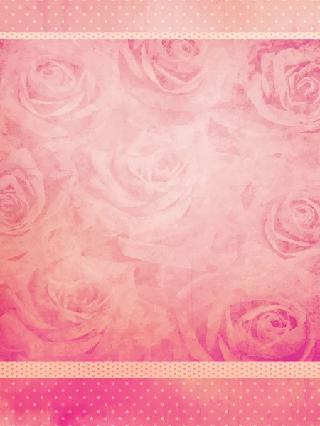 Vintage roses background — Stock Photo, Image
