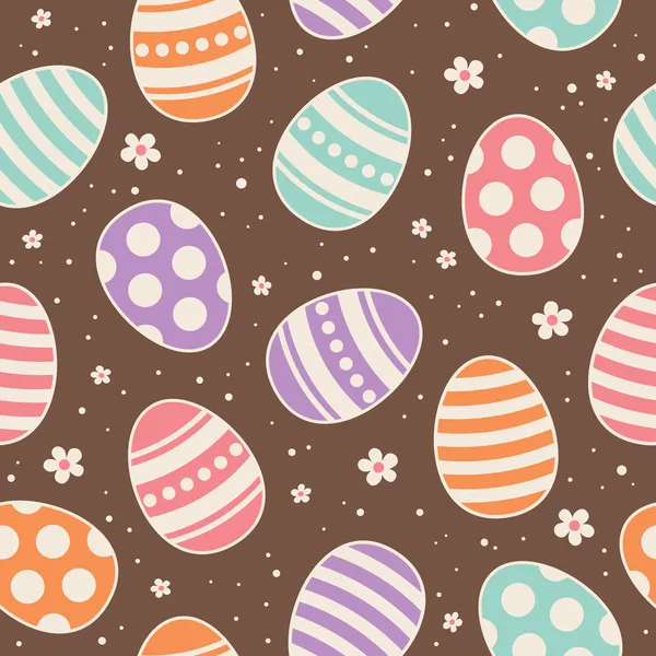 Seamless easter pattern — Stock Vector