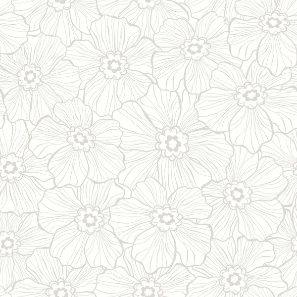 Seamless romantic flower pattern — Stock Vector