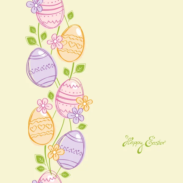 Tarjeta de Pascua — Vector de stock