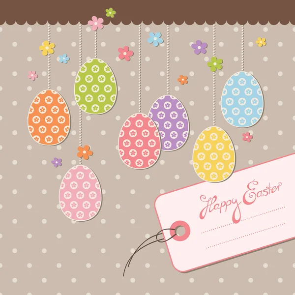 Tarjeta de Pascua — Vector de stock