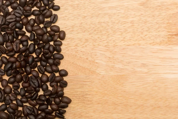 Grano de café tostado marrón, fondo — Foto de Stock