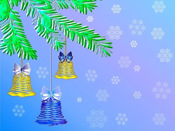 Noel arka planında çanlar