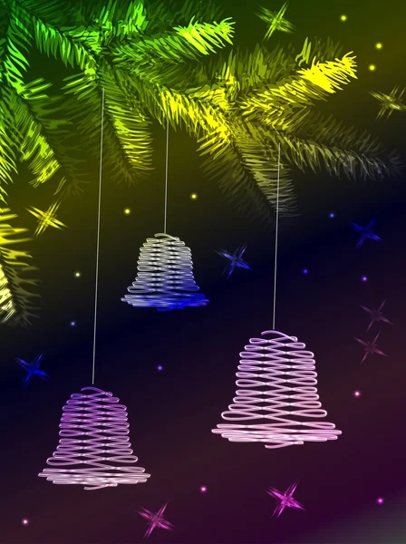 Renkli Noel çanları