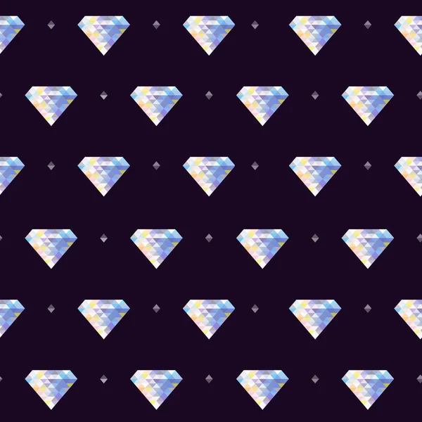 Diamond illustration background — Stock Vector