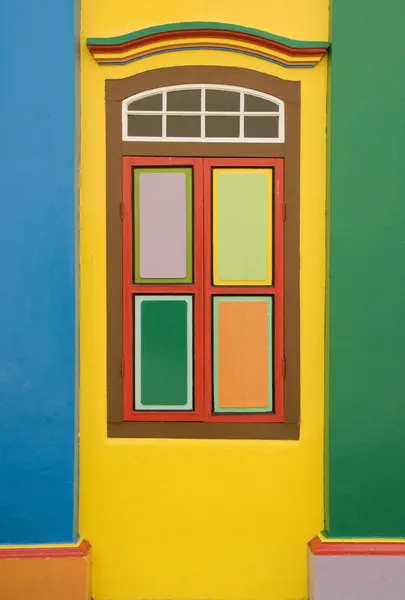 Colourful Windows, Singapore — Stock Photo, Image