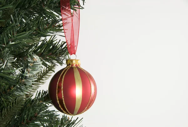 Noel ağacı ve süsü Stok Resim
