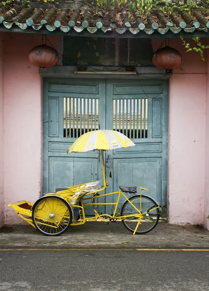 Trishaw, George Town, Penang Malaysia — Stock Photo, Image