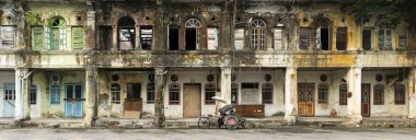 sahipsiz miras evler, george town, penang, Malezya