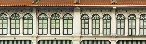 Heritage Windows, George Town, Penang, Malasia — Foto de Stock