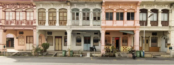 Patrimonio casas, ciudad de George, Penang Imágenes de stock libres de derechos