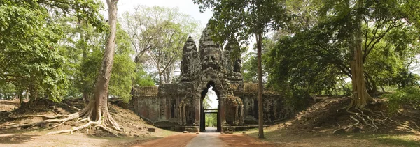 Βόρεια πύλη angkor thom, angkor wat, Καμπότζη Φωτογραφία Αρχείου