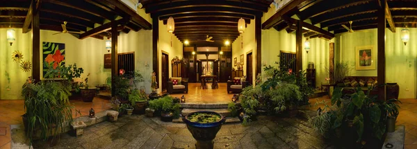 Heritage House Patio Interior, George Town, Penang — Foto de Stock