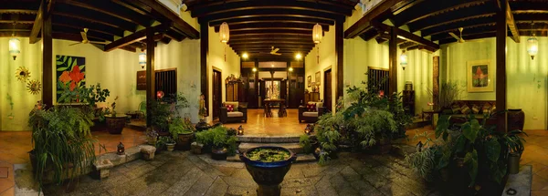 Heritage House Patio Interior, George Town, Penang Imagen de stock