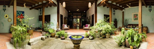 Heritage House Patio Interior, George Town, Penang Imagen de archivo