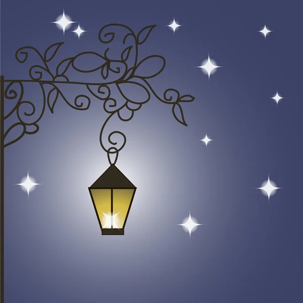 Lanterne féerique — Image vectorielle