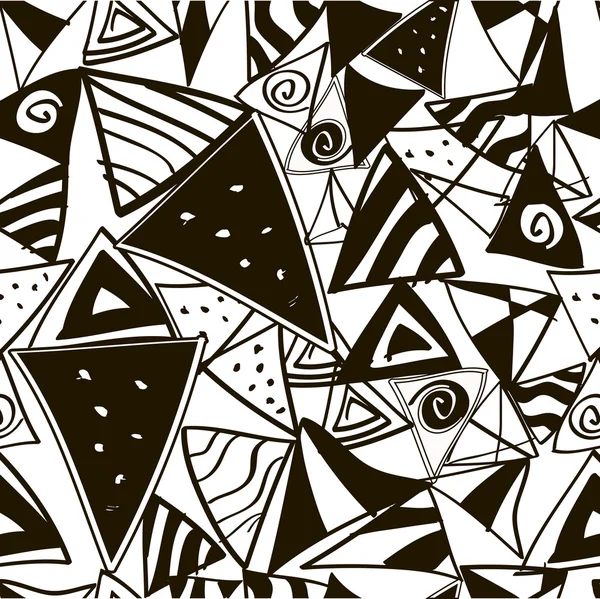 The pattern of black and white — Stock Vector