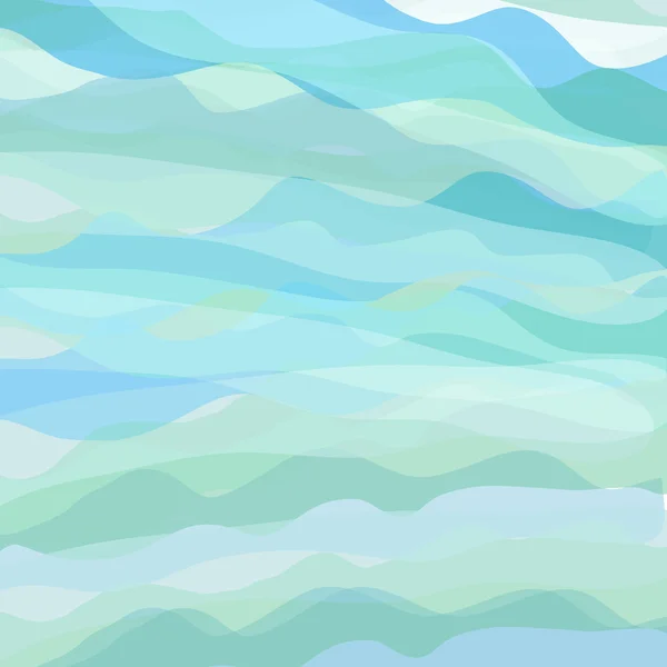 与海浪柔和的色彩的抽象背景 — 图库矢量图片
