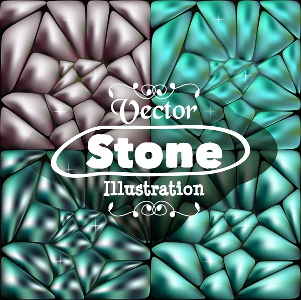 Stone blue background for your ideas — Stock Vector