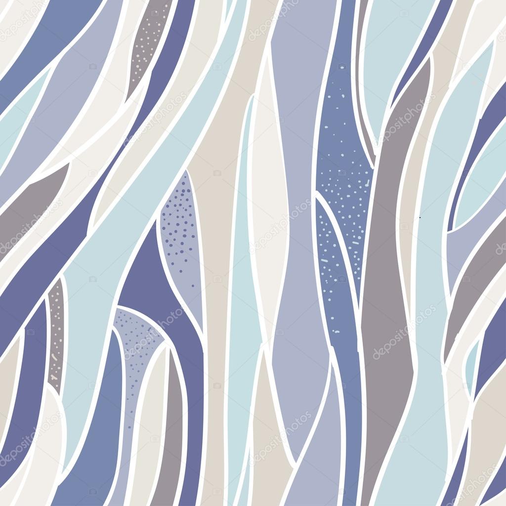 Abstract vector pattern with line, winter color