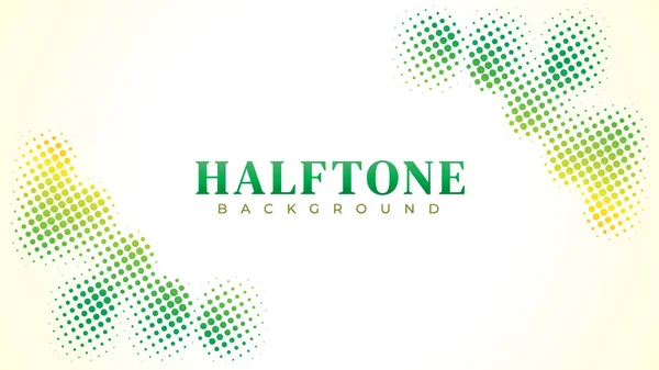 Halftone Background Design Template Editable Text Style 약자이다 광택을 추상적 — 스톡 벡터