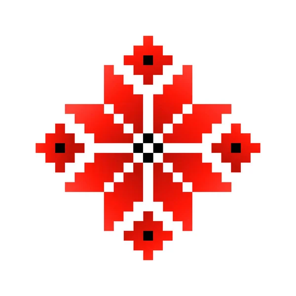 Ambalaj tasarımı, klasik çiçek süsleme motifi için geleneksel Ukrayna çapraz dikişli nakış ögesi