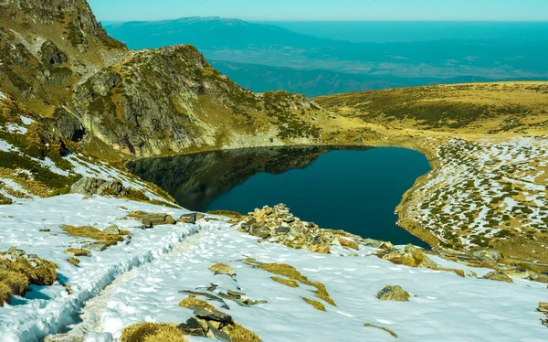 7 Taman Nasional Rila Lakes pada bulan Oktober, Bulgaria — Stok Foto