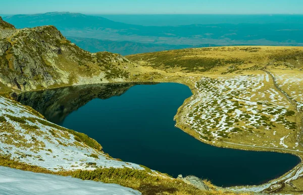 7 Taman Nasional Rila Lakes pada bulan Oktober, Bulgaria — Stok Foto